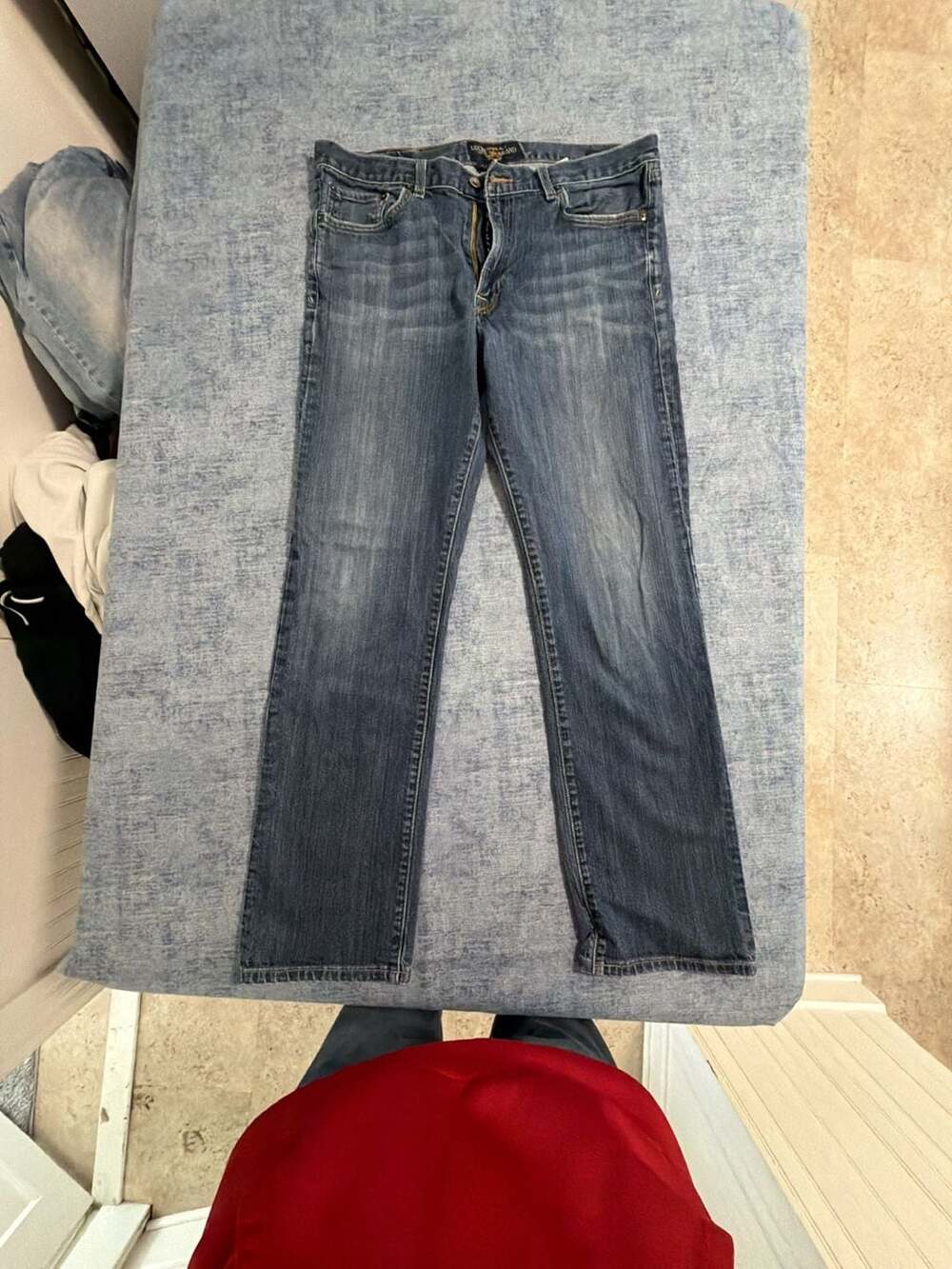 Lucky Brand 361 Vintage Straight Jeans Size 34x34 Blue Denim